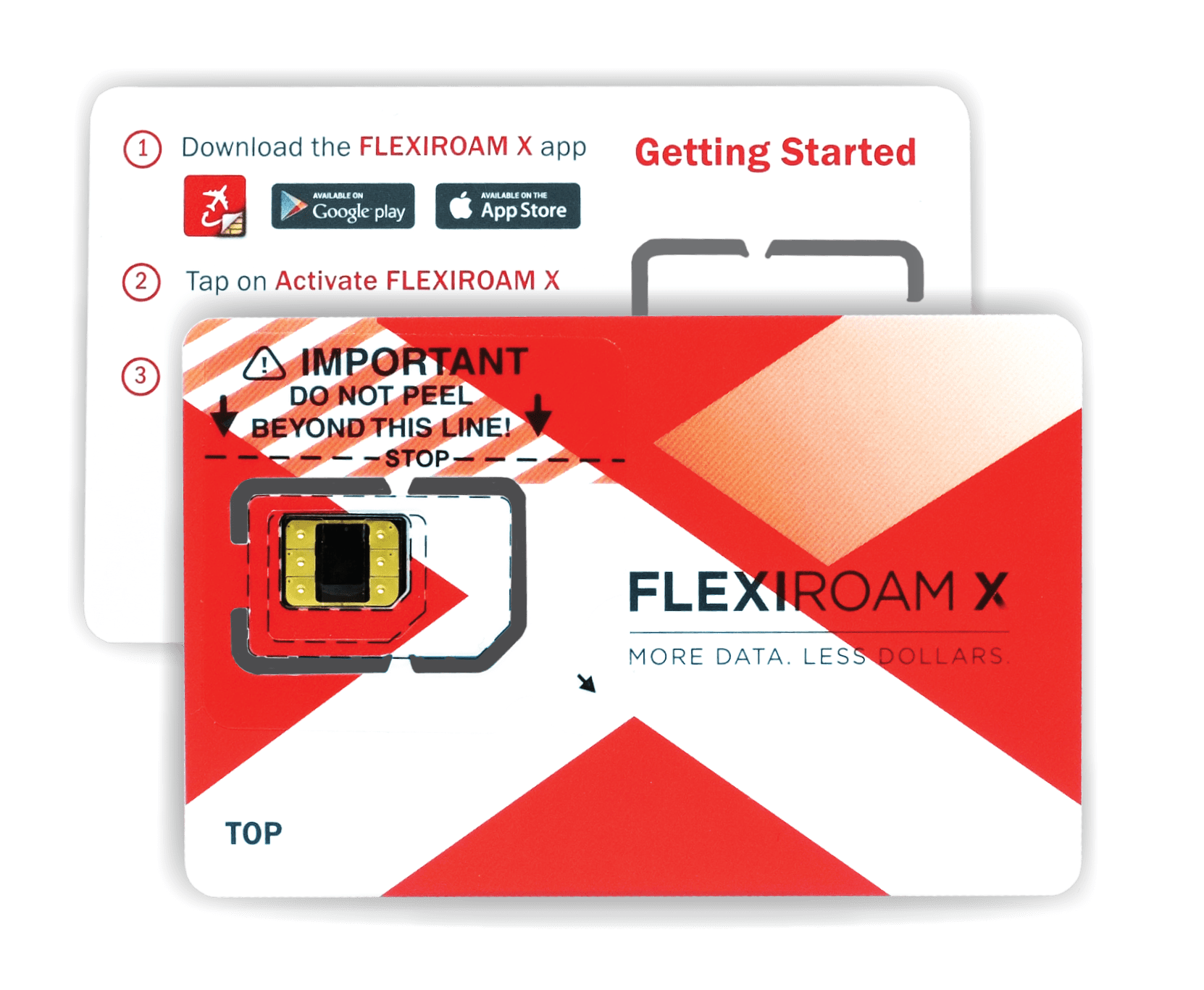 Get your starter packs from Flexiroam X App. Source: Flexiroam